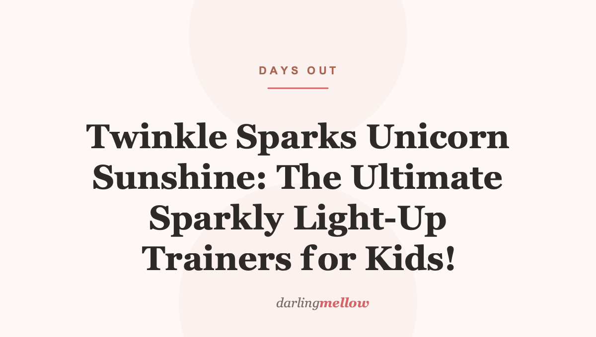 Twinkle Sparks Unicorn Sunshine: The Ultimate Sparkly Light-Up Trainers for Kids!