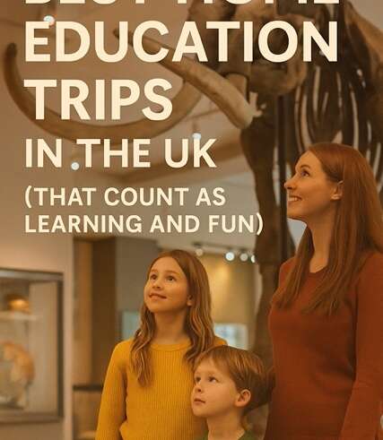 Family on an outdoor home education trip in the UK