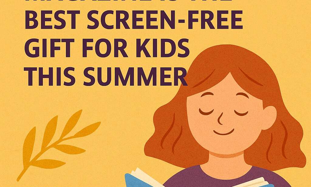llustrated blog cover promoting half price Storytime Magazine subscription for kids