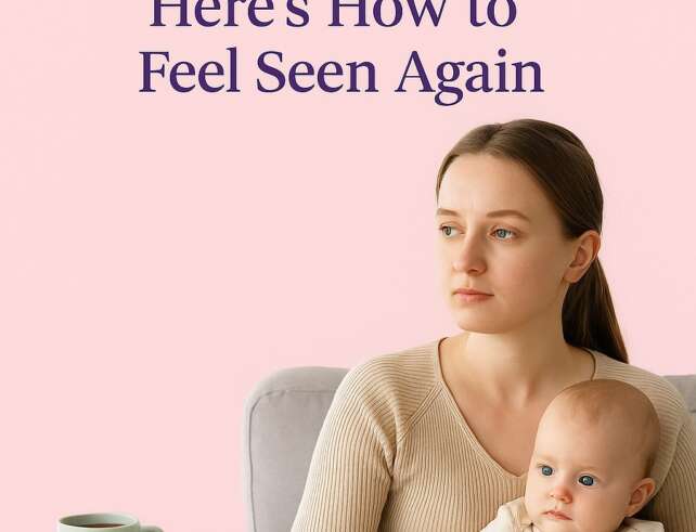 New mum feeling lonely at home with baby and tea — reconnection tips