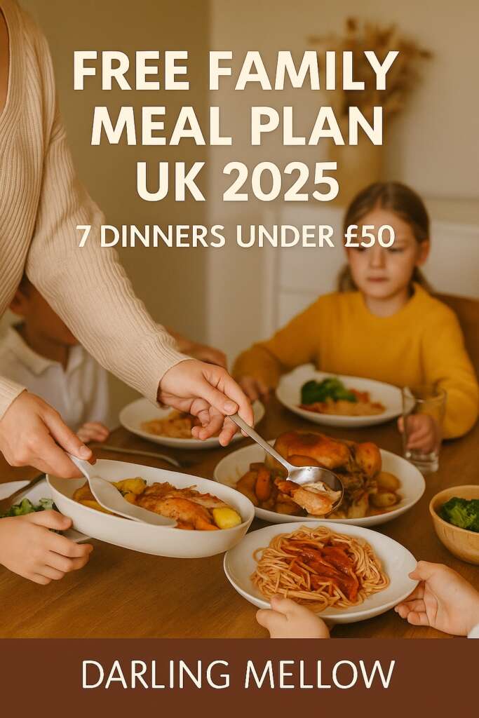Family Meal Plan: 7 Dinners Under £50