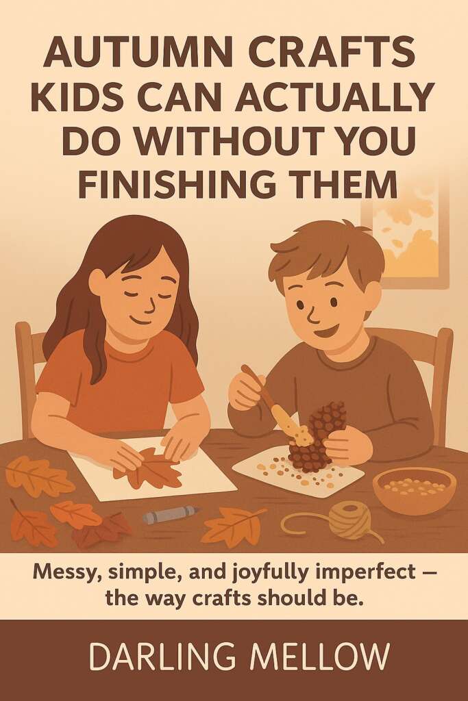 Autumn Crafts Kids Can Actually Do Without You Finishing Them