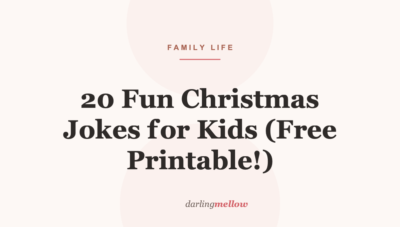 20 Fun Christmas Jokes for Kids (Free Printable!)
