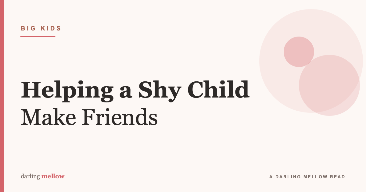 Helping a Shy Child Make Friends