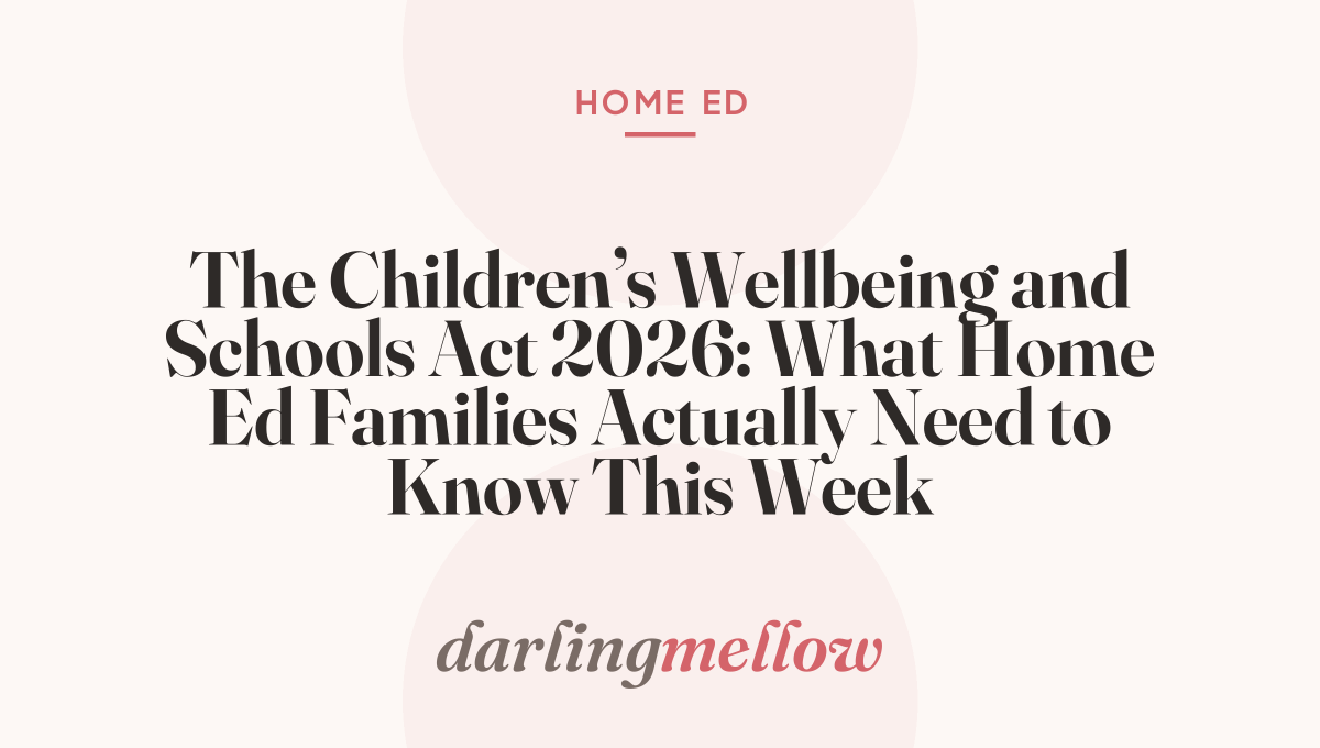 The Children’s Wellbeing and Schools Act 2026: What Home Ed Families Actually Need to Know This Week