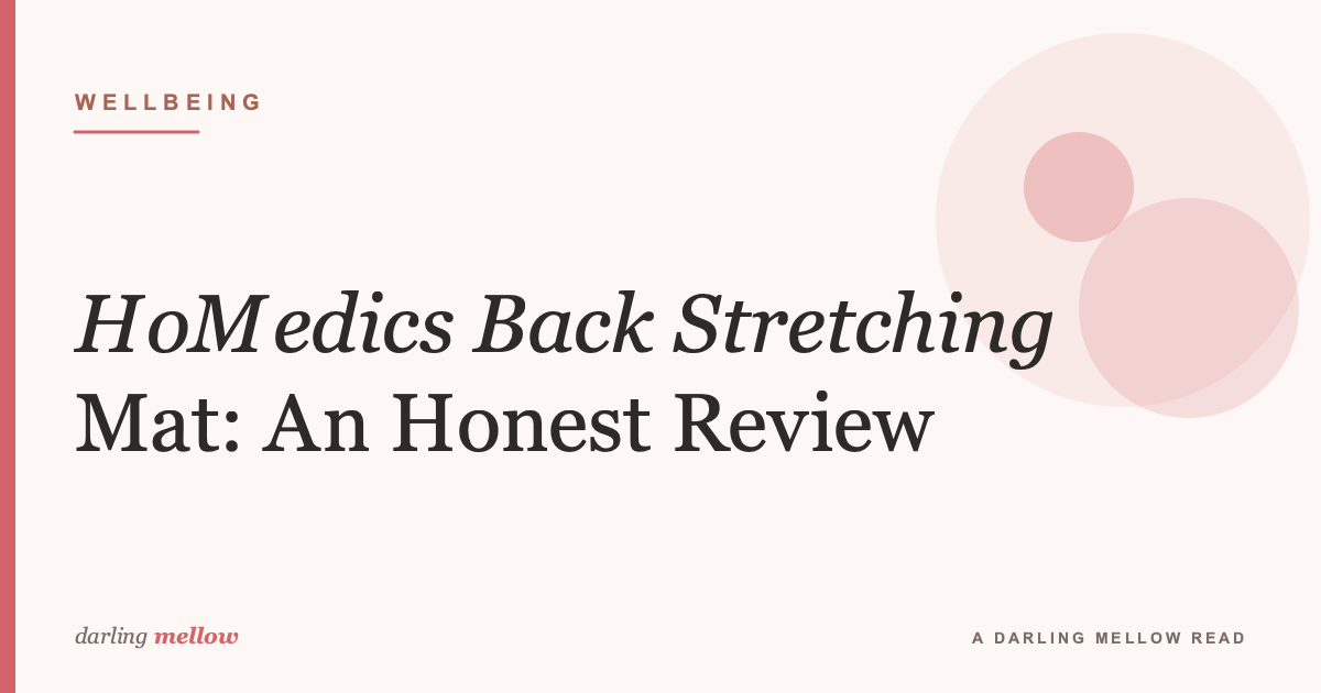 HoMedics air compression back stretching mat