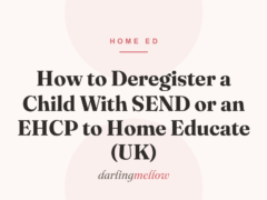 How to Deregister a Child With SEND or an EHCP to Home Educate (UK)