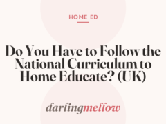 Do You Have to Follow the National Curriculum to Home Educate? (UK)