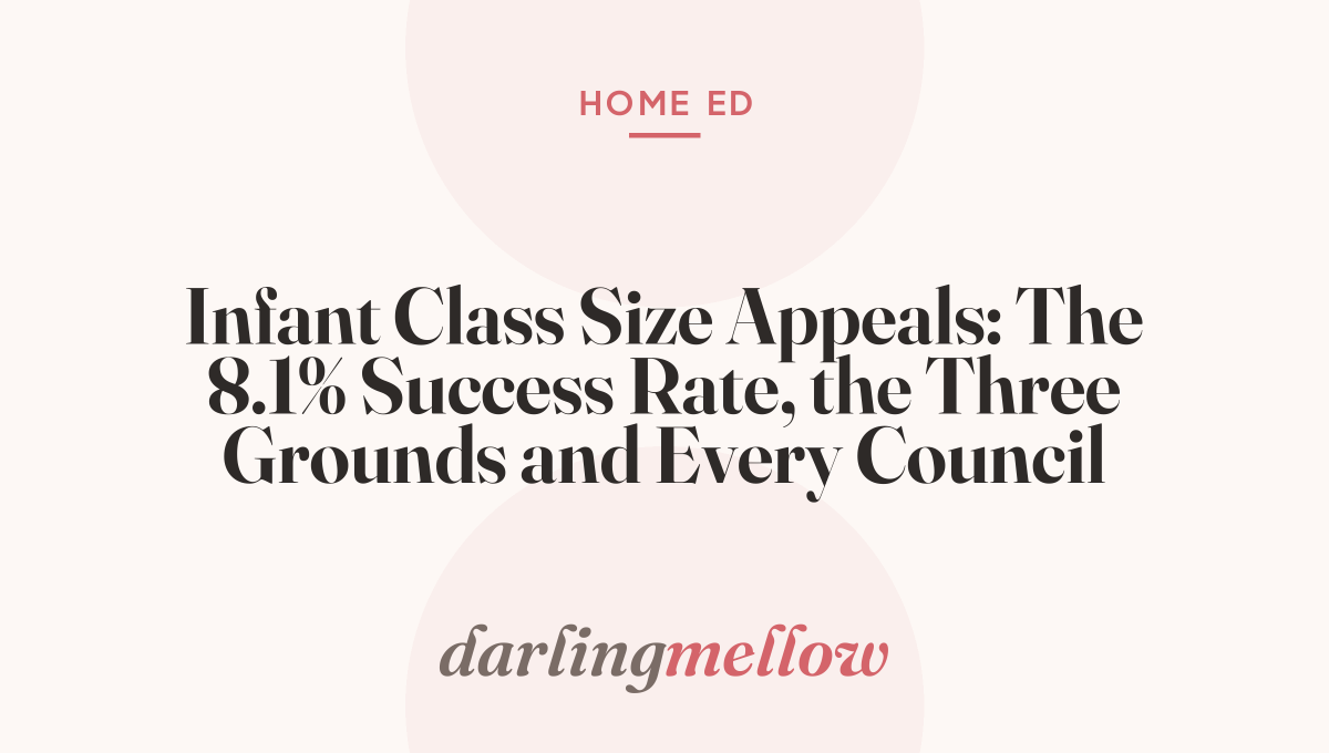 Infant Class Size Appeals: The 8.1% Success Rate, the Three Grounds and Every Council