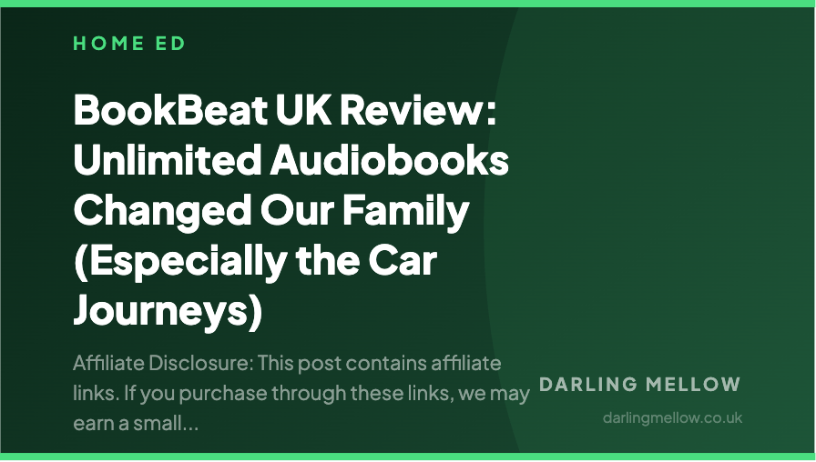 BookBeat UK Review: Unlimited Audiobooks Changed Our Family (Especially the Car Journeys) | Darling Mellow