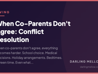 When Co-Parents Don't Agree: Conflict Resolution | Darling Mellow