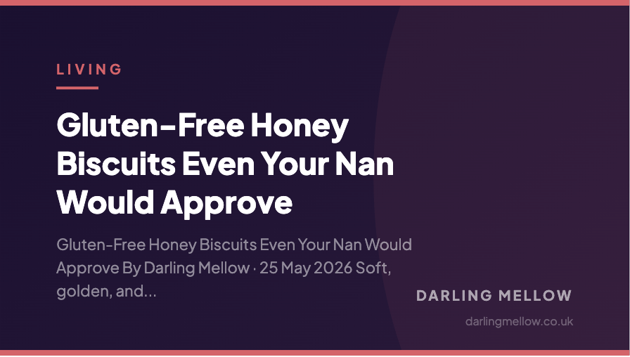 Gluten-Free Honey Biscuits Even Your Nan Would Approve | Darling Mellow