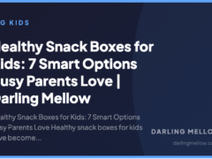 Healthy Snack Boxes for Kids: 7 Smart Options Busy Parents Love | Darling Mellow