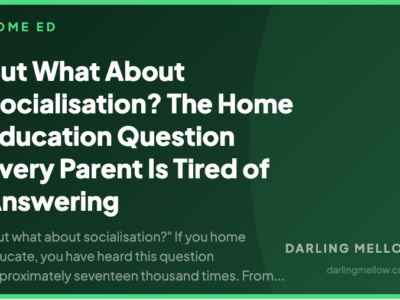 But What About Socialisation? The Home Education Question Every Parent Is Tired of Answering | Darling Mellow