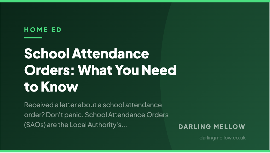 School Attendance Orders: What You Need to Know | Darling Mellow