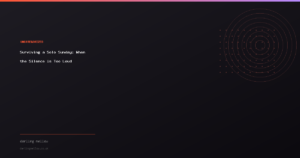 Surviving a Solo Sunday: When the Silence is Too Loud